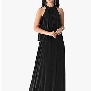 Long black formal dress
